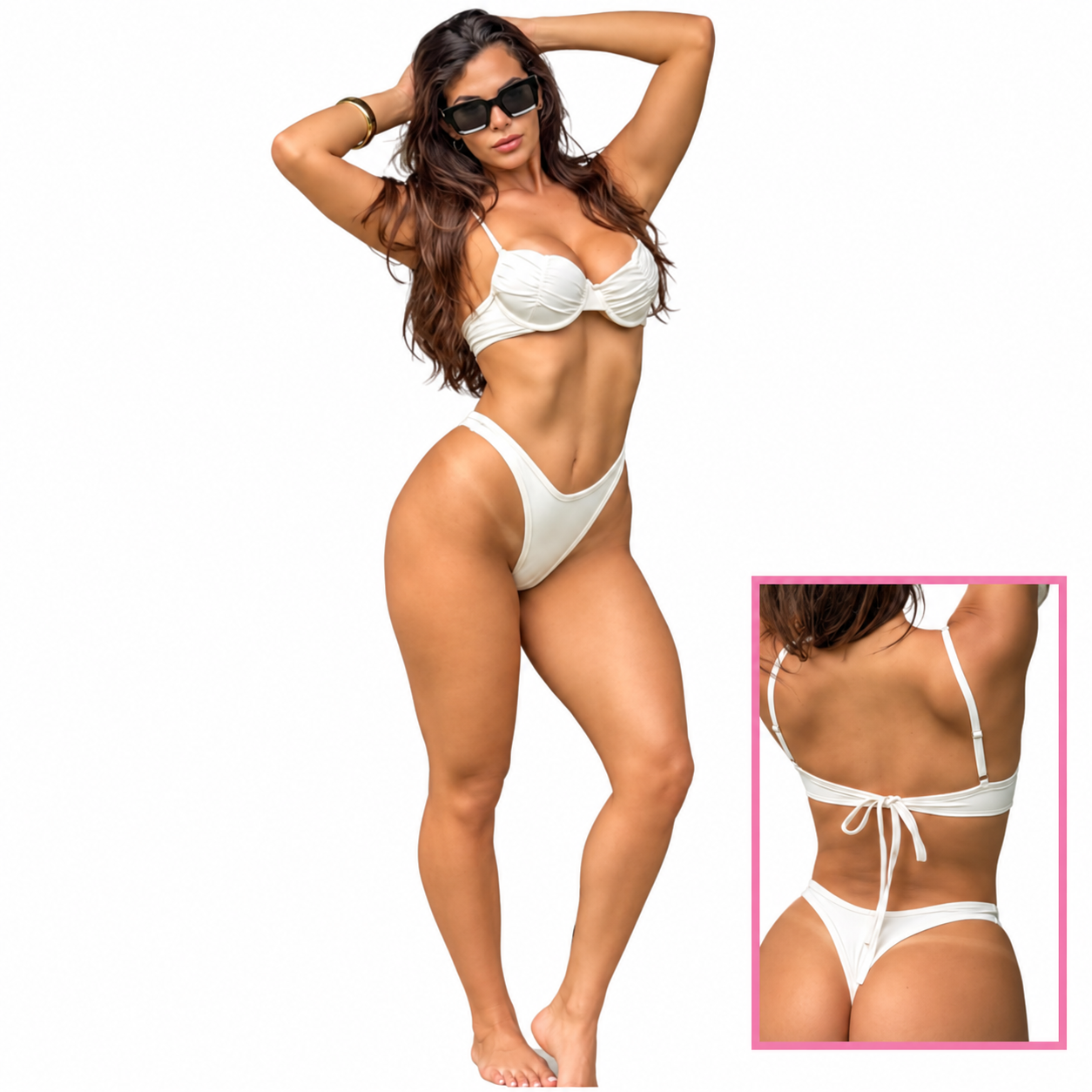 Biquíni Kylie Creme - Tamanho M